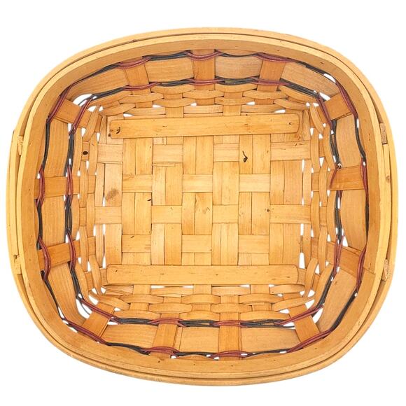 Lighthouse Country Woven Collection Grand Nautical Coastal Rectangular Basket - Picture 3 of 6